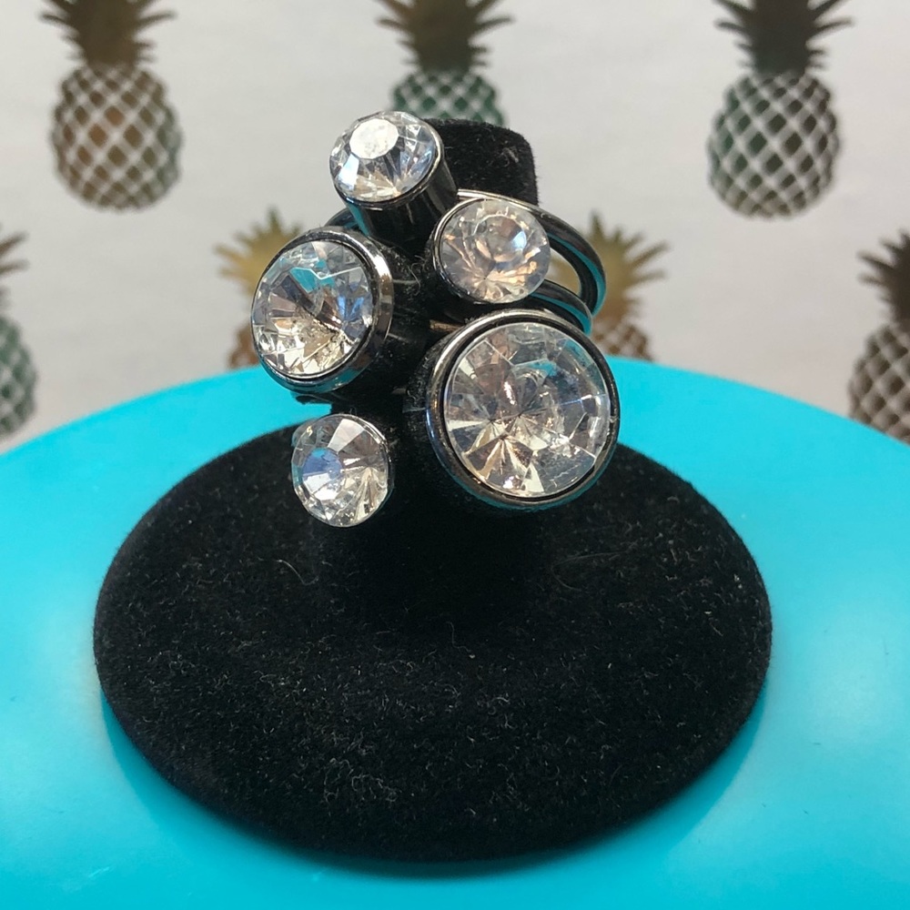 Clear Rhinestone Ring